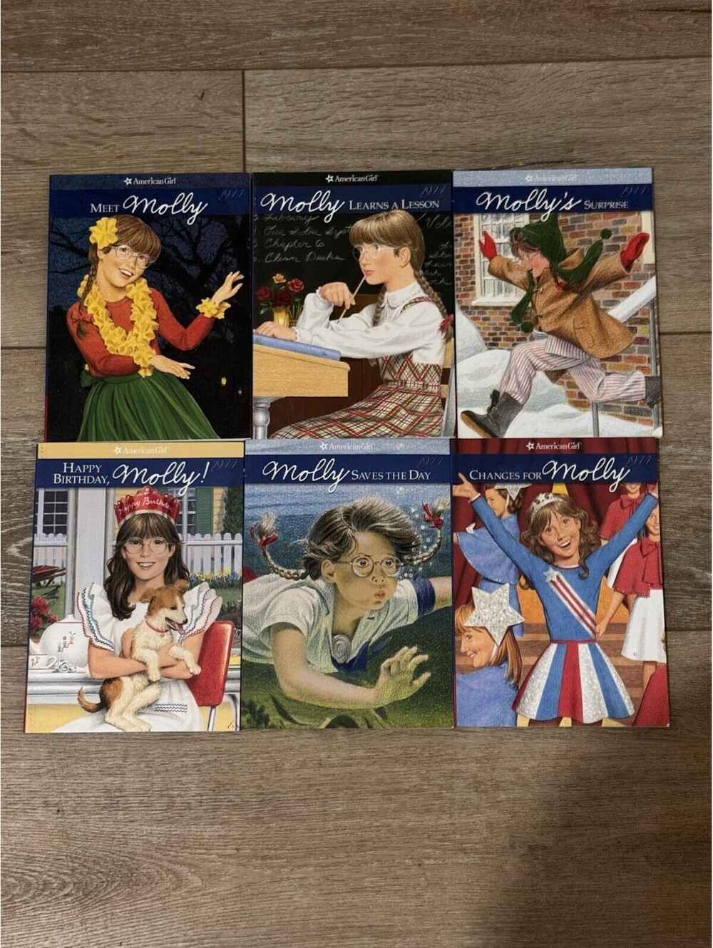 American Girl Molly & Emily Story Book Collection Series Set Of 6 Books PB